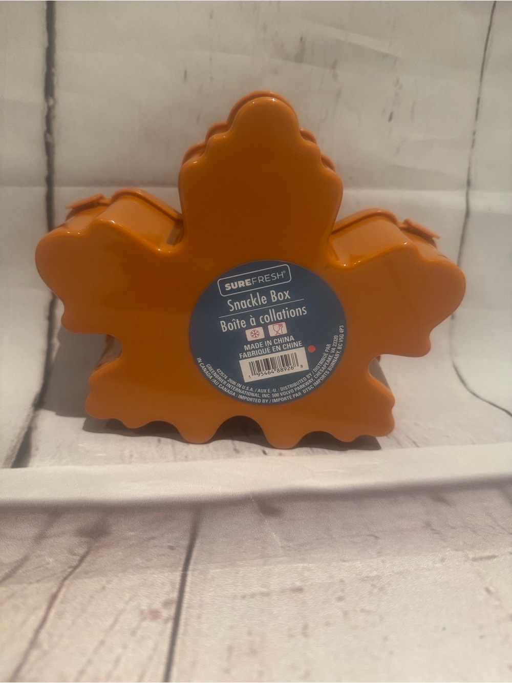 NWT SureFresh Fall Leaf Snackle Box 3 Piece Set - Picture 15 of 16